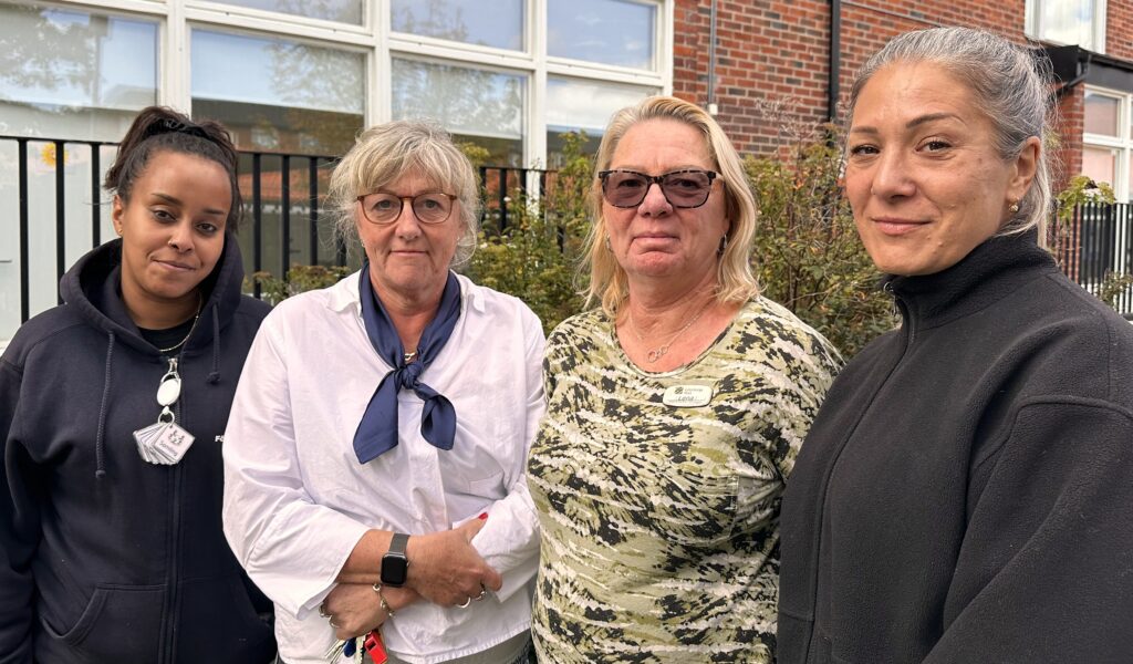 Ett av syftena med forskningsprojektet LITA är att ta fram en pedagogisk handledning kring undervisning om källkritik och medielitteracitet för barn i olika åldrar. Från vänster: Amna Alhag, Agneta Lindfors, Lena Svennevid och Isabela Pavlovic. 