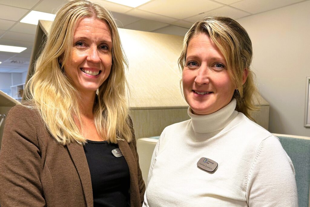 Anna Jolsby och Therése Bidefors, enhetschefer på Vägledningscentrum. 