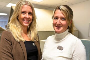 Anna Jolsby och Therése Bidefors, enhetschefer på Vägledningscentrum. 